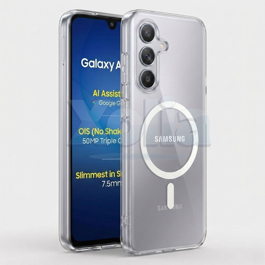 Xolia Anti Yellow Back Cover for Samsung Galaxy A17 5G (Transparent, Anti-Yellow, Polycarbonate, Pack of: 1)