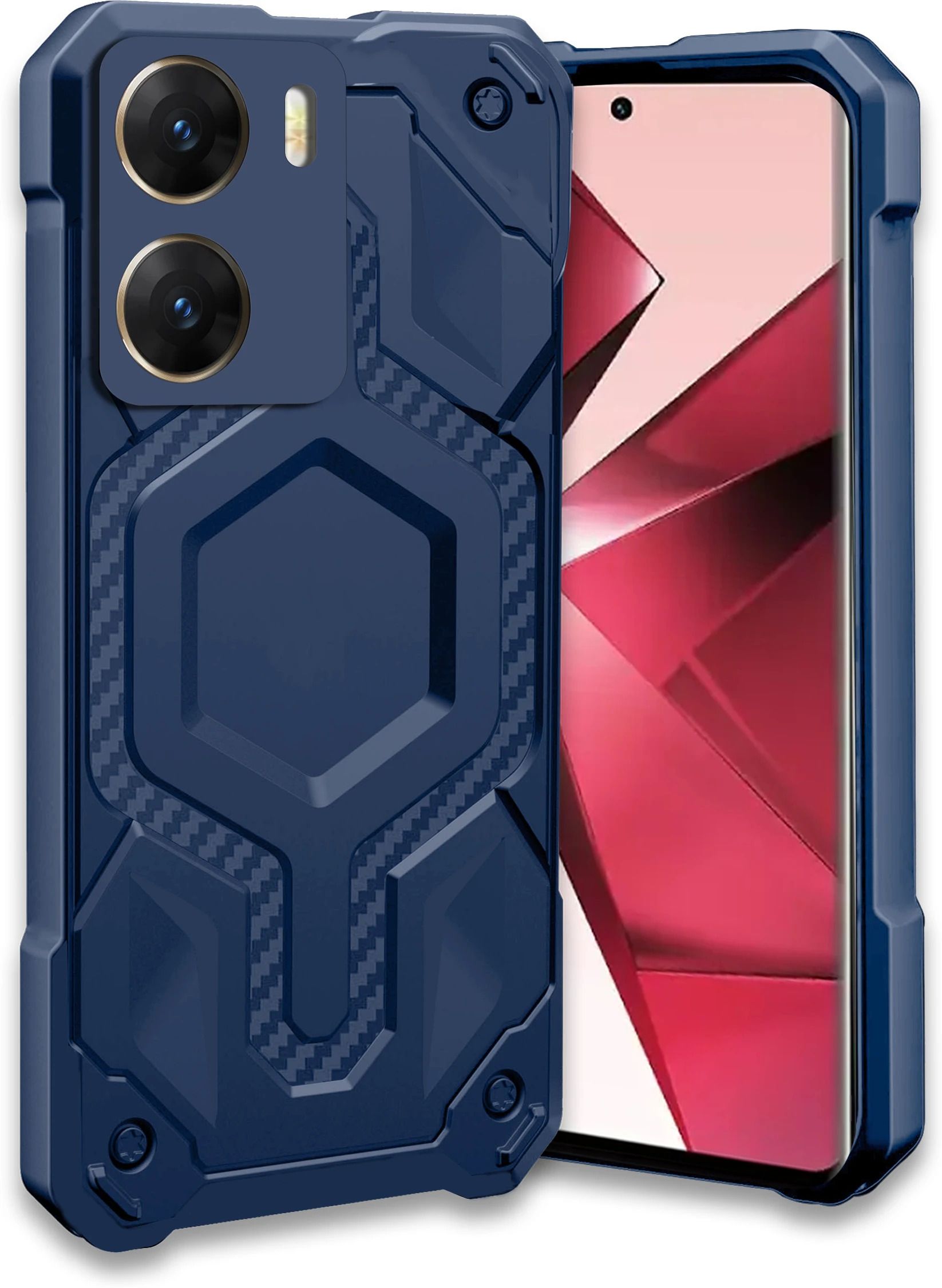 Micvir Back Cover for Vivo V29e 5G (Blue, Silicon, Pack of: 1) — image 1 of 1
