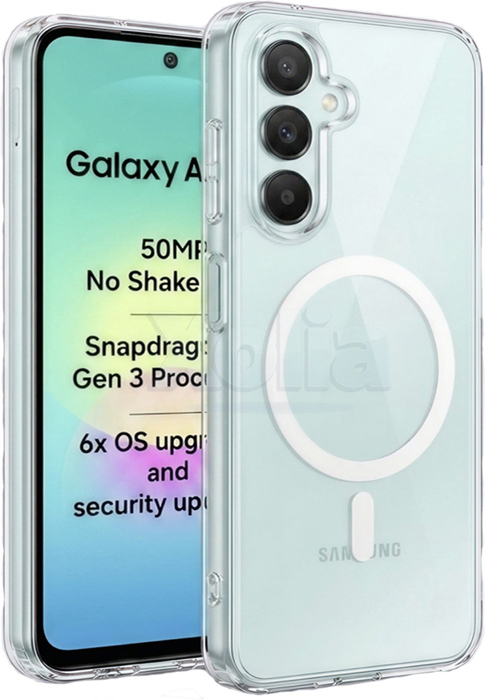 Xolia Anti Yellow Back Cover for Samsung Galaxy A27 5G (Transparent, Anti-Yellow, Polycarbonate, Pack of: 1)