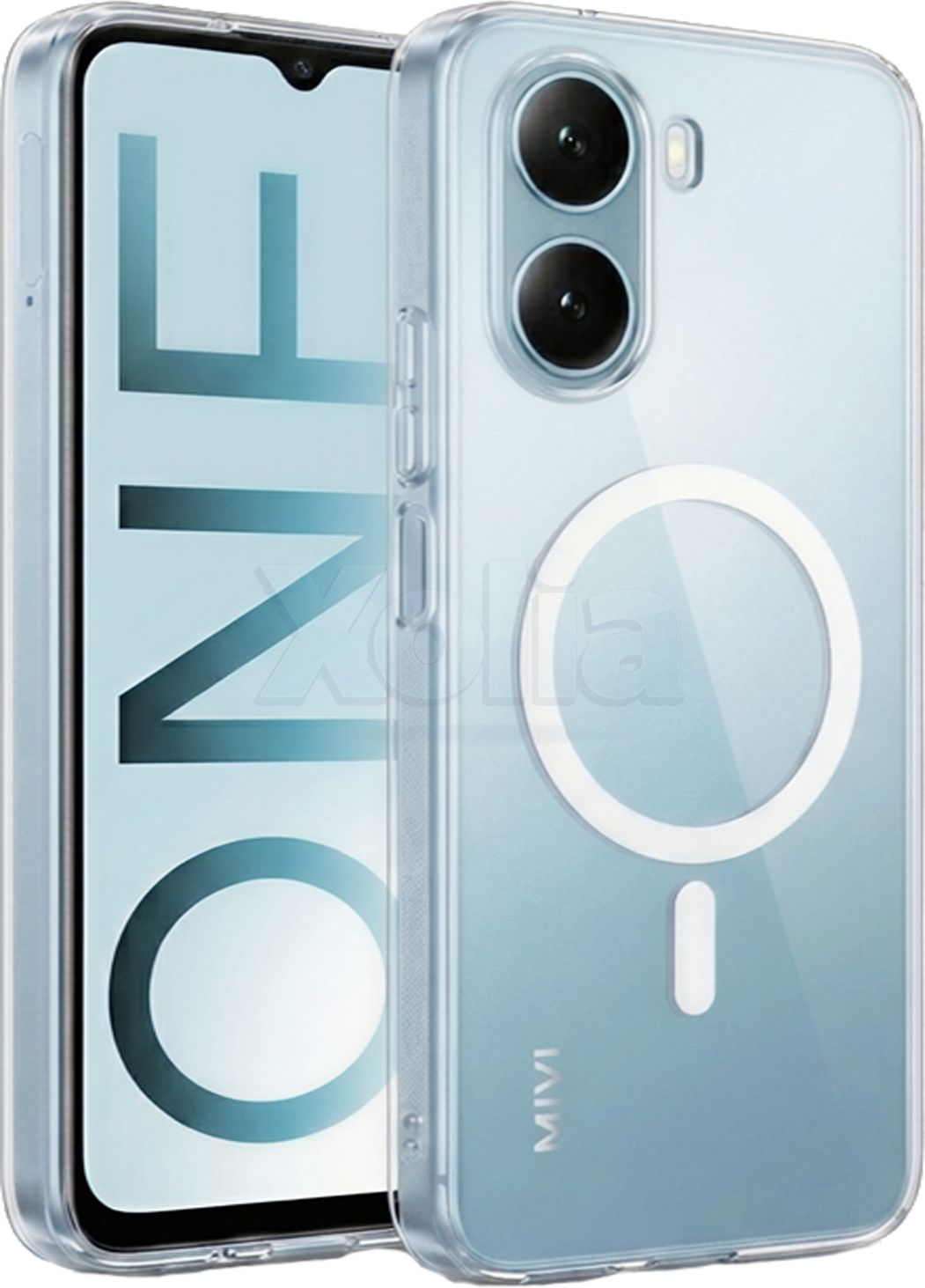 Xolia Back Cover for Mivi One 5G (Transparent, Shock Proof, Polycarbonate, Pack of: 1)