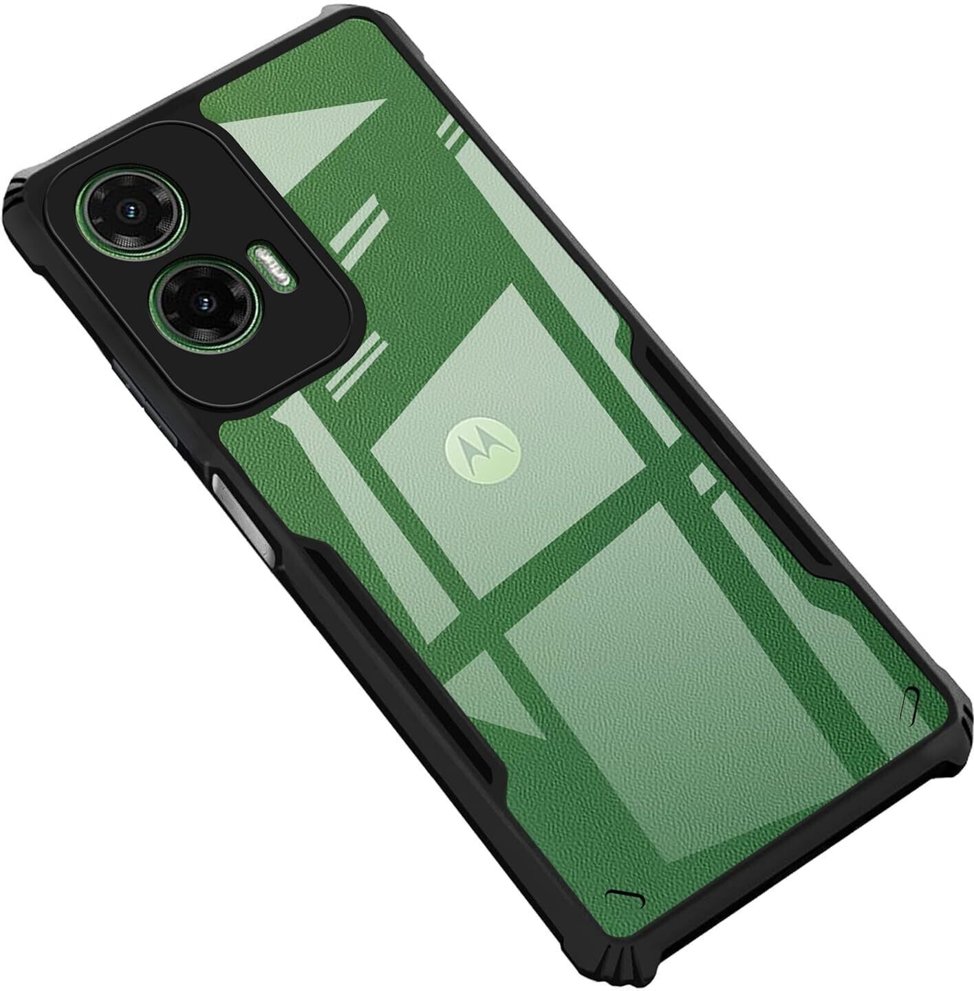 Black Border - Transparent Back iPaky Mobile Back Cover Case