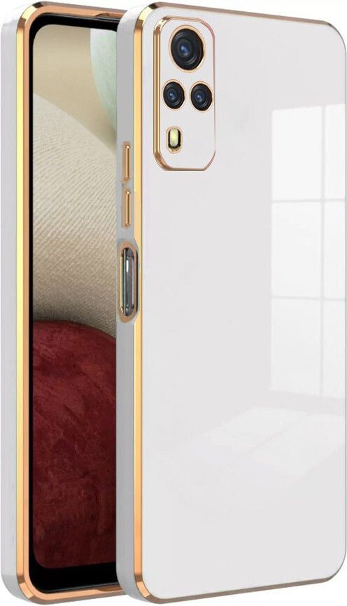 Micvir Back Cover for VIVO Y51 (White, Silicon, Pack of: 1)