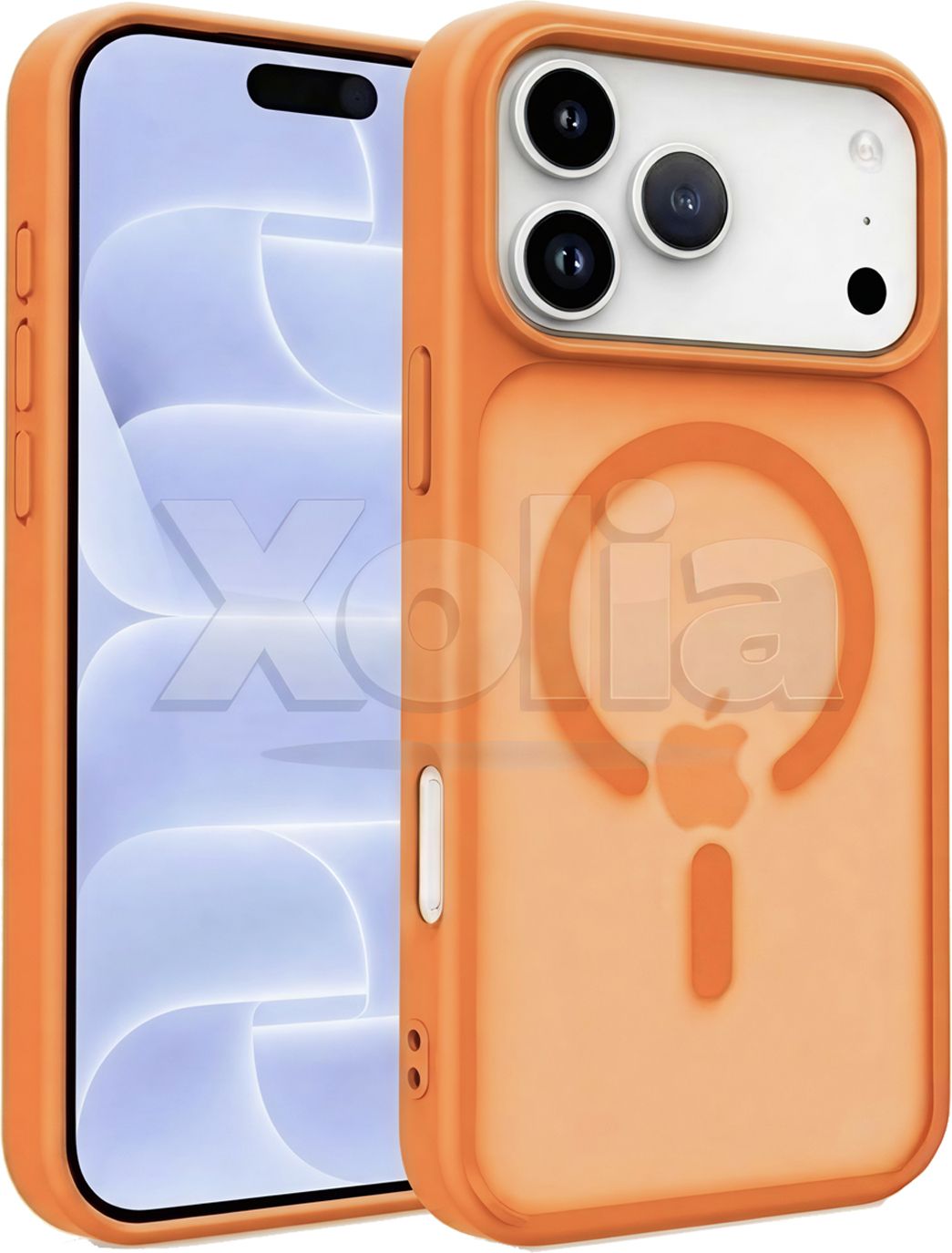 Xolia Back Cover for Apple iPhone 18 Pro (Orange, Shock Proof, Polycarbonate, Silicon, Pack of: 1)