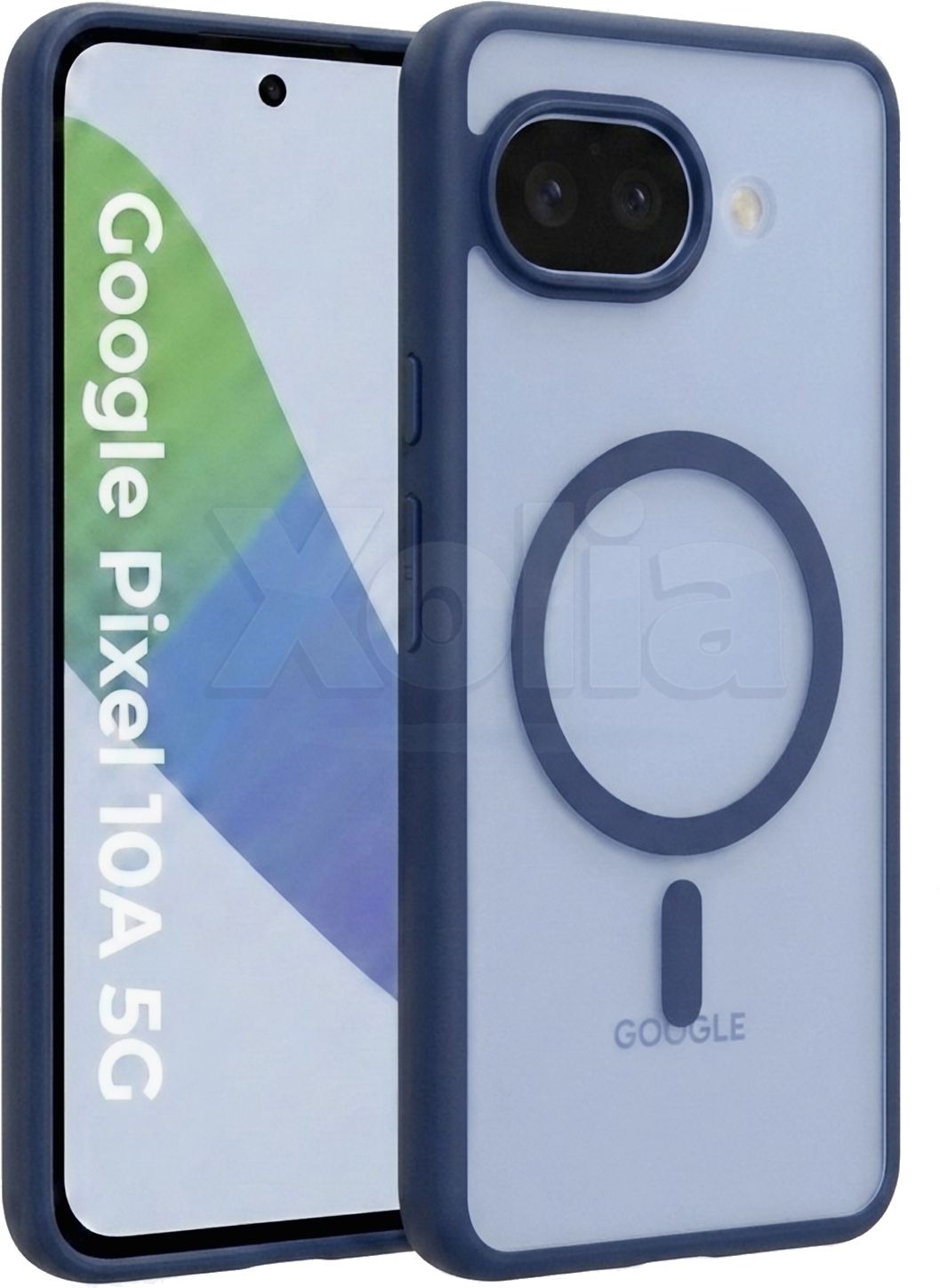 Xolia Back Cover for Google Pixel 10A (Blue, Shock Proof, Polycarbonate, Silicon, Pack of: 1)