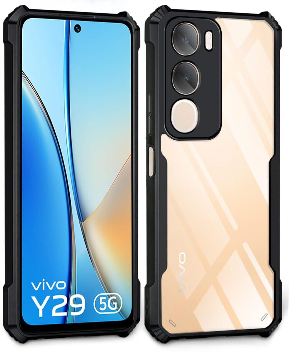 Black Border - Transparent Back iPaky Mobile Back Cover Case