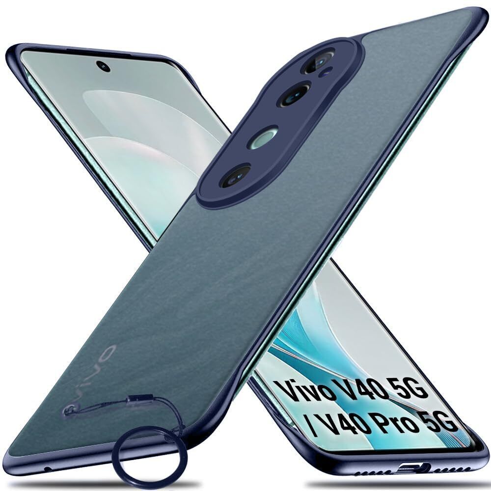 Micvir Back Cover for Vivo T3 Ultra (Blue, Pack of: 1)