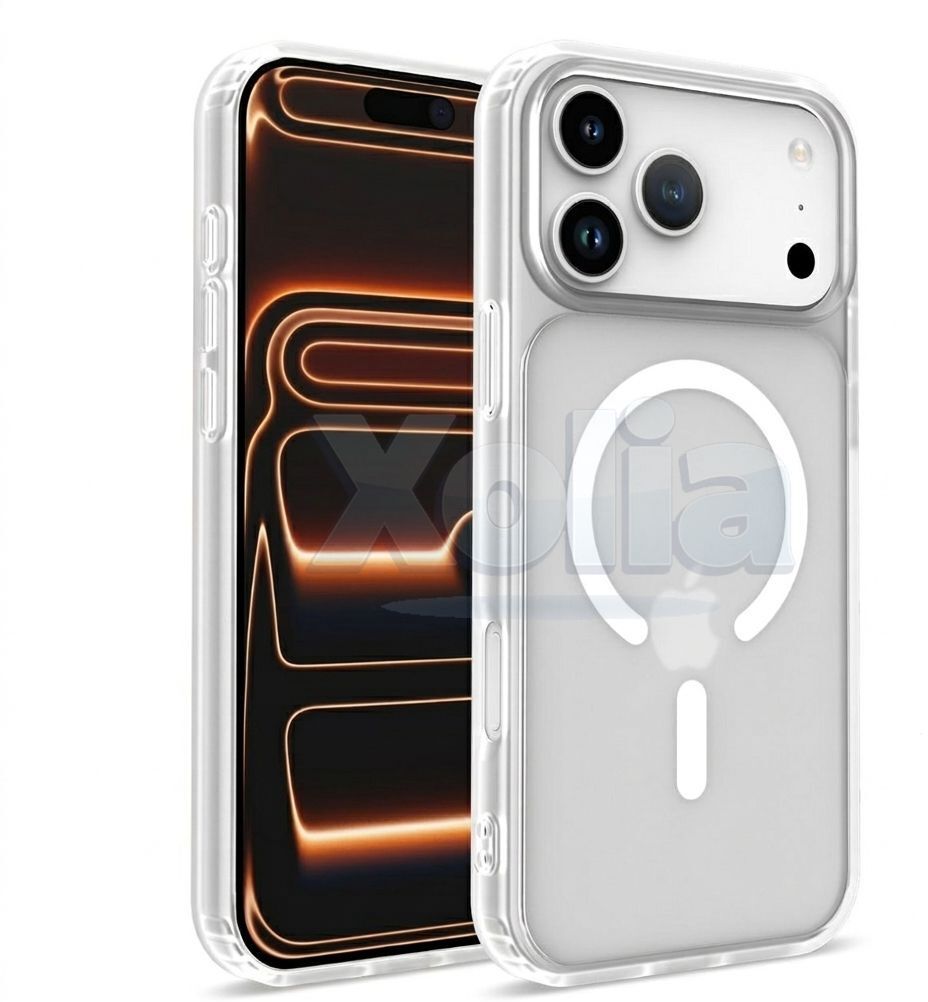 Xolia Back Cover for Apple iPhone 17 Pro (White, Shock Proof, Polycarbonate, Silicon, Pack of: 1)
