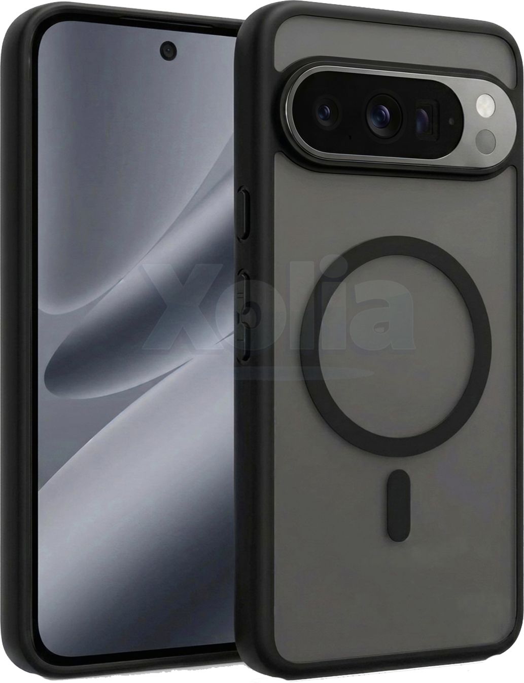 Xolia Back Cover for Google Pixel 10 Pro (Black, Shock Proof, Polycarbonate, Silicon, Pack of: 1)