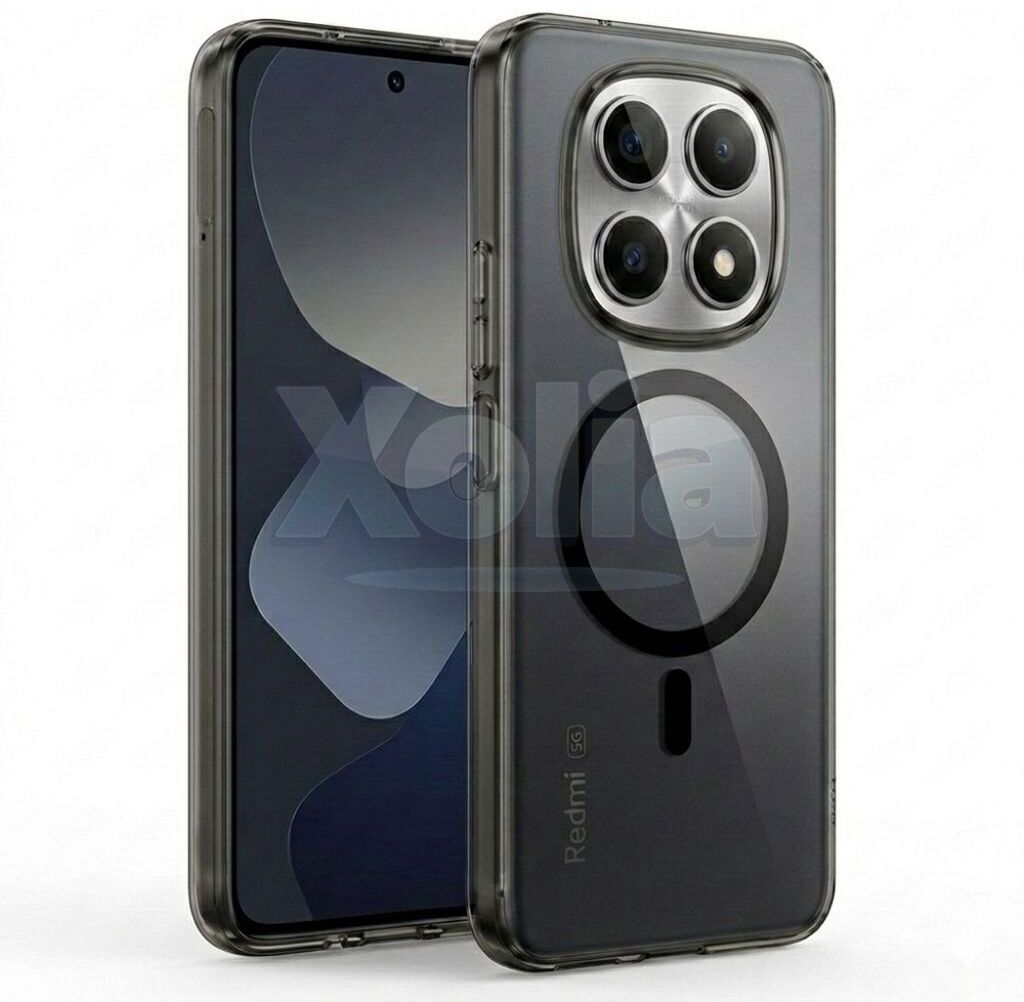 Xolia Anti Yellow Back Cover for Redmi Note 15 5G (Black, Anti-Yellow, Polycarbonate, Pack of: 1)