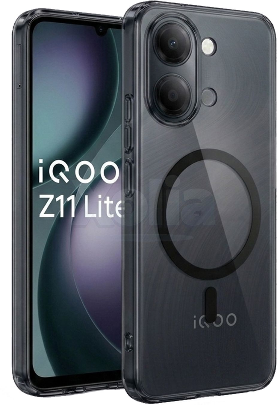 Xolia Anti Yellow Back Cover for iQoo Z11 Lite 5G (Black, Anti-Yellow, Polycarbonate, Pack of: 1)