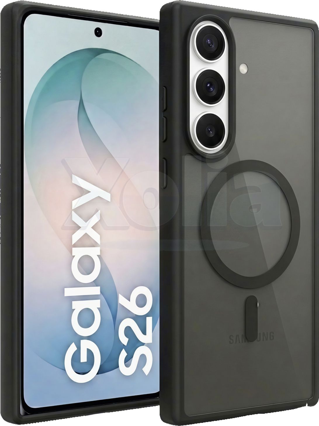 Xolia Back Cover for Samsung Galaxy S26 5G (Black, Shock Proof, Polycarbonate, Silicon, Pack of: 1)