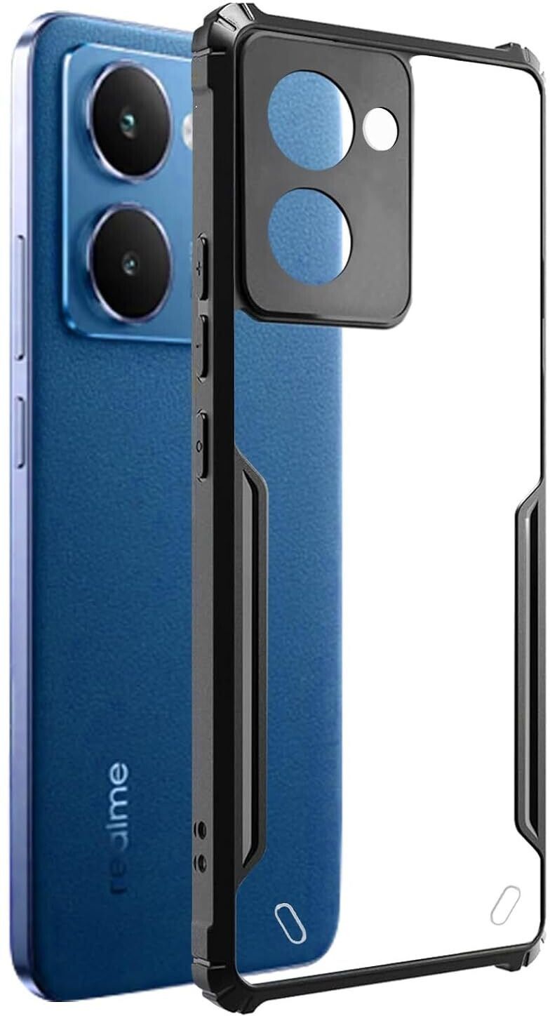 Black Border - Transparent Back iPaky Mobile Back Cover Case