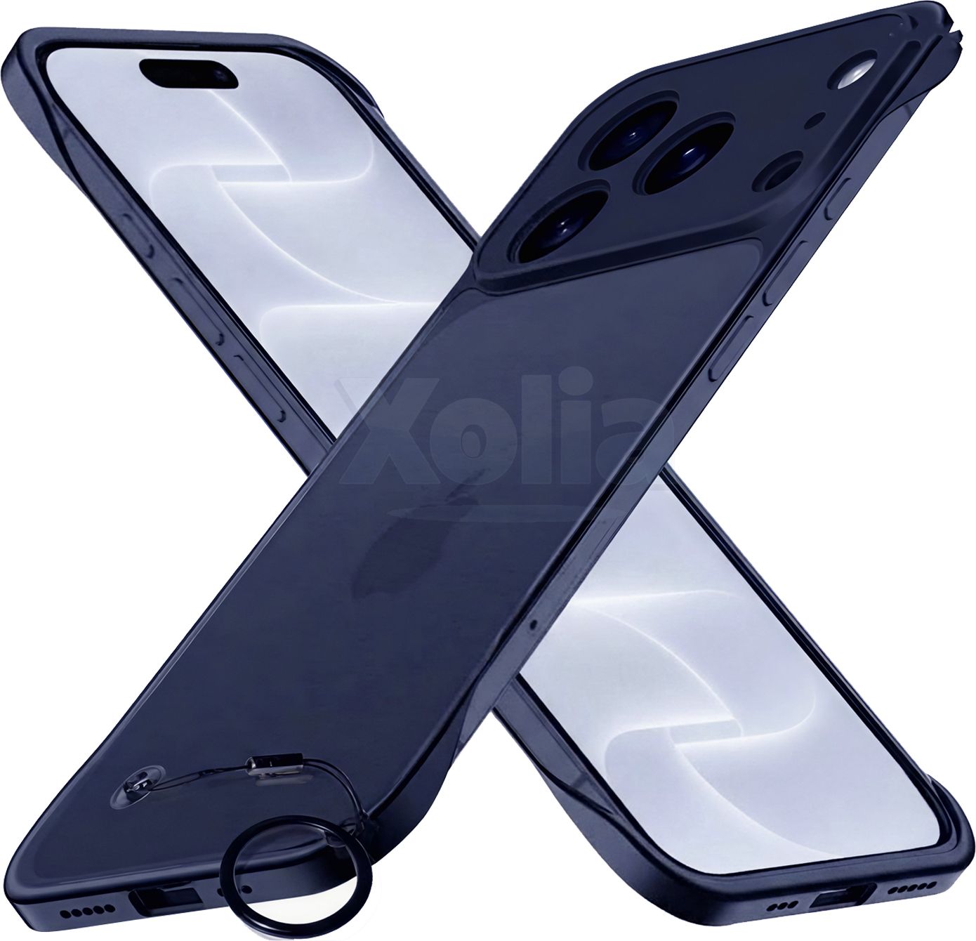 Xolia Back Cover for Apple iPhone 18 Pro (Blue, Plastic, Pack of: 1)