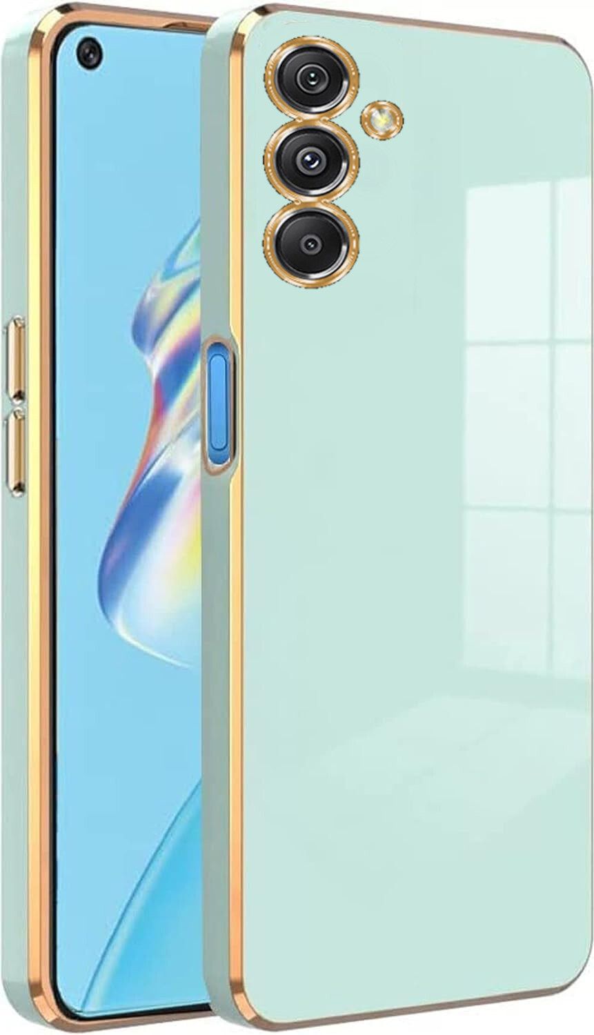 Micvir Back Cover for Samsung Galaxy M34 (Green, Silicon, Pack of: 1)