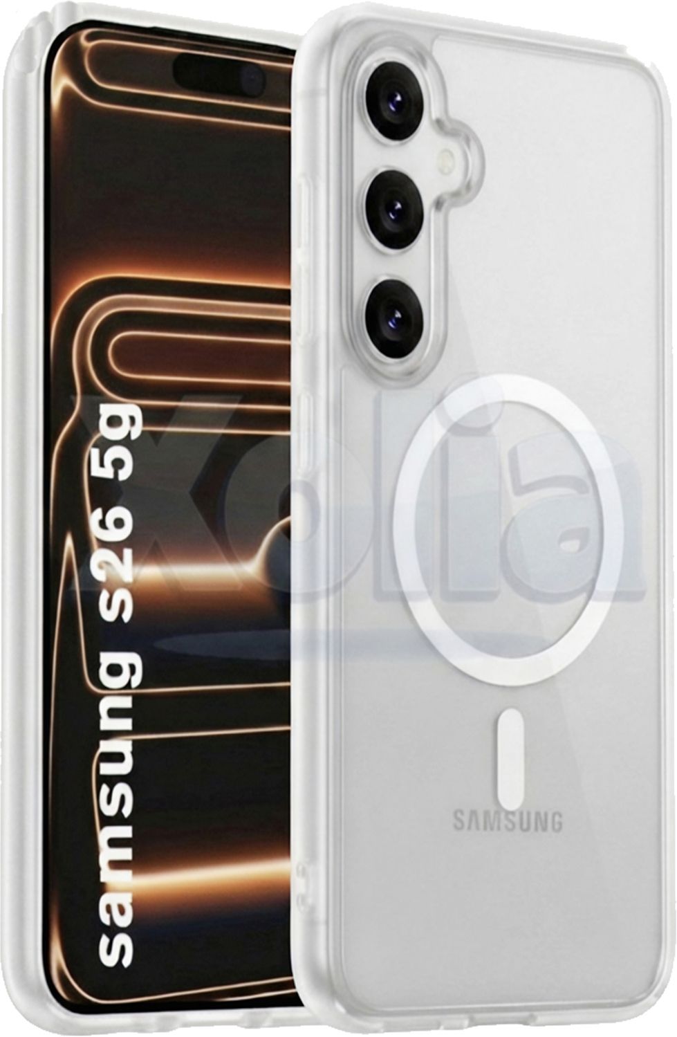 Xolia Back Cover for Samsung Galaxy S26 5G (White, Shock Proof, Polycarbonate, Silicon, Pack of: 1)