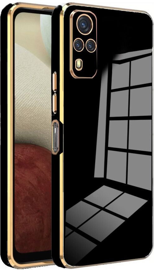 Micvir Back Cover for VIVO Y51 (Black, Silicon, Pack of: 1)