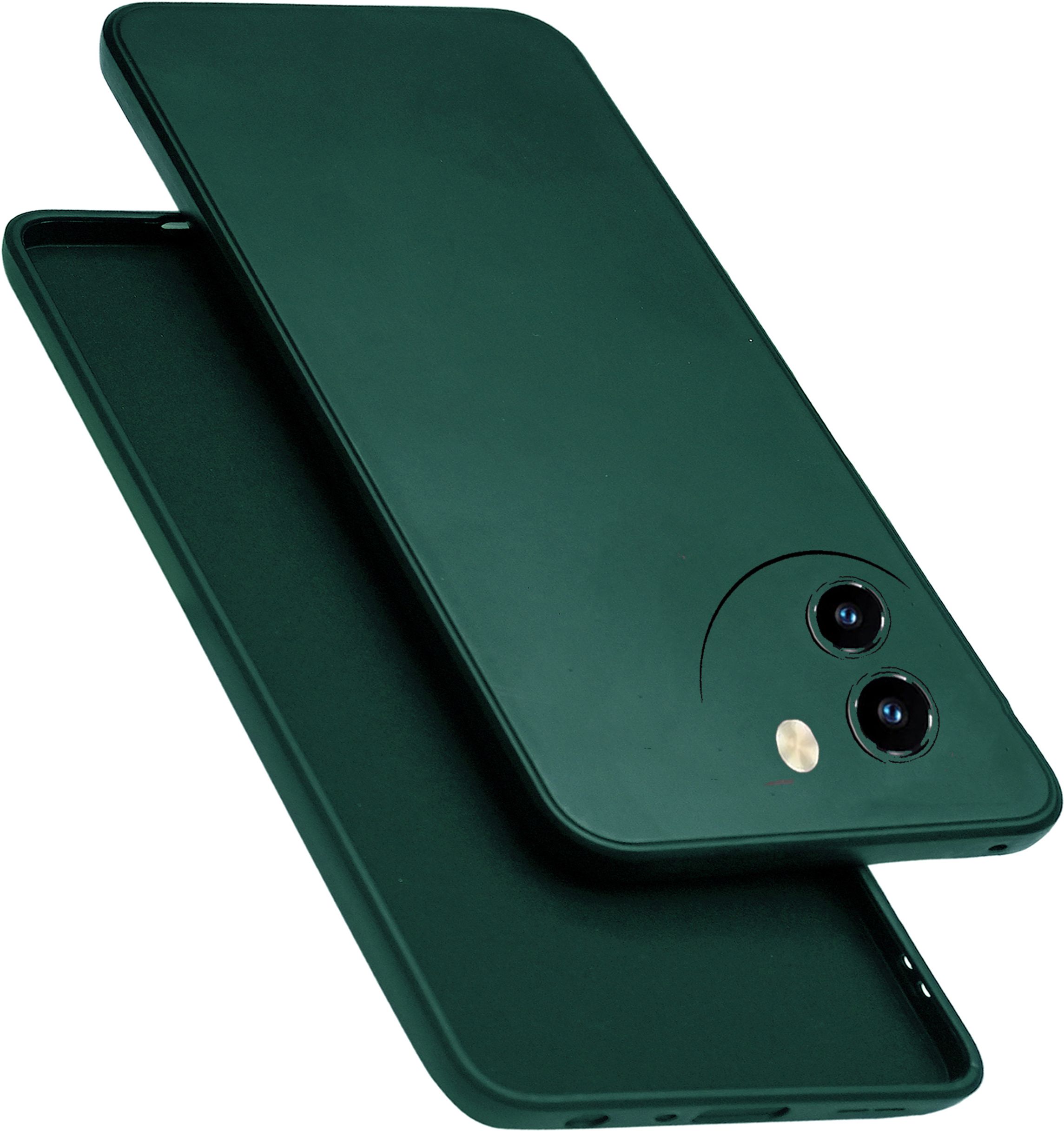 Micvir Back Cover for Vivo T3X 5G (Green, Dual Protection, Silicon, Pack of: 1) — image 1 of 5