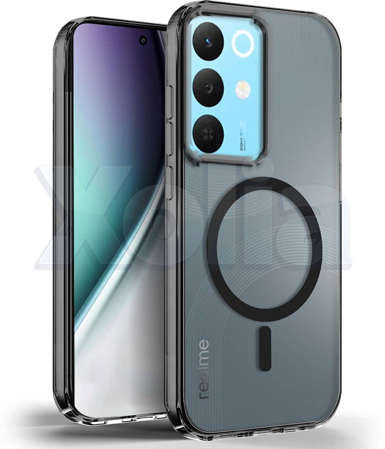 Xolia Anti Yellow Back Cover for Realme Narzo 90x 5G (Black, Anti-Yellow, Polycarbonate, Pack of: 1)