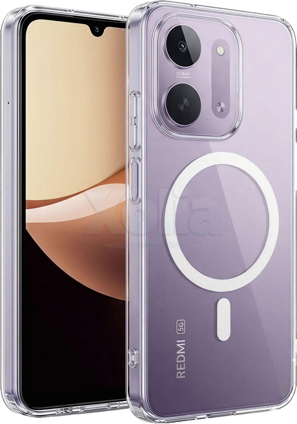 Xolia Back Cover for Redmi 17c 5G (Transparent, Shock Proof, Polycarbonate, Pack of: 1)
