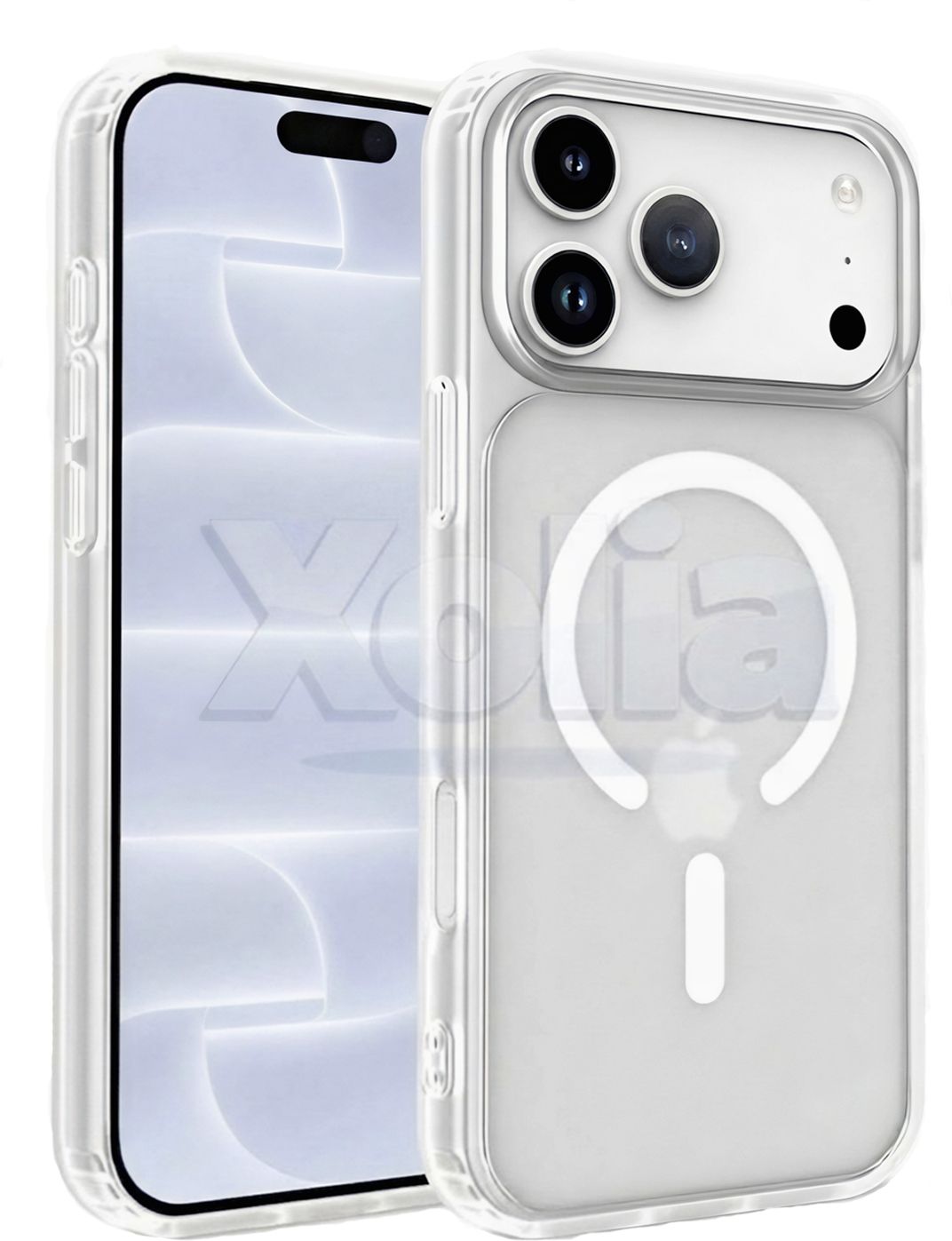 Xolia Back Cover for Apple iPhone 18 Pro (White, Shock Proof, Polycarbonate, Silicon, Pack of: 1)