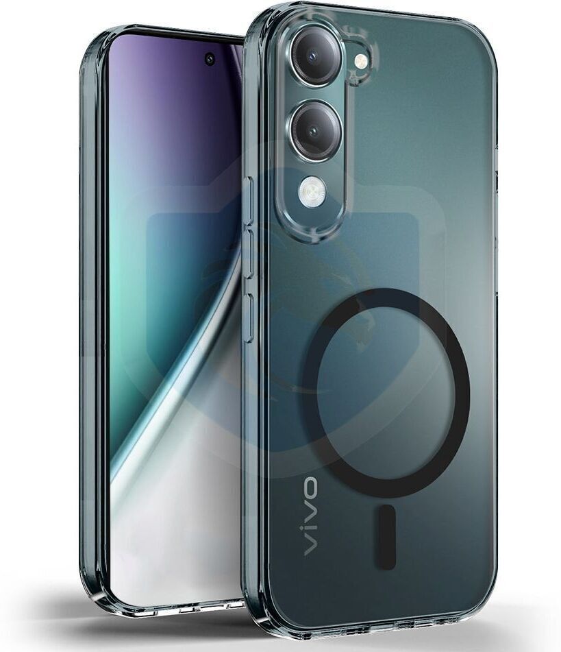 Xolia Back Cover for Vivo Y19e (Black, Shock Proof, Polycarbonate, Pack of: 1)