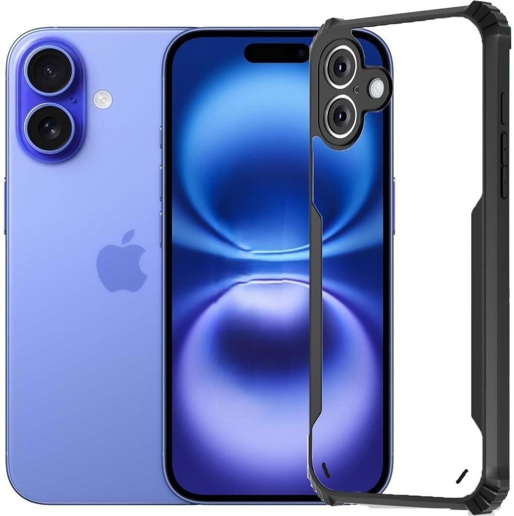 Black Border - Transparent Back iPaky Mobile Back Cover Case