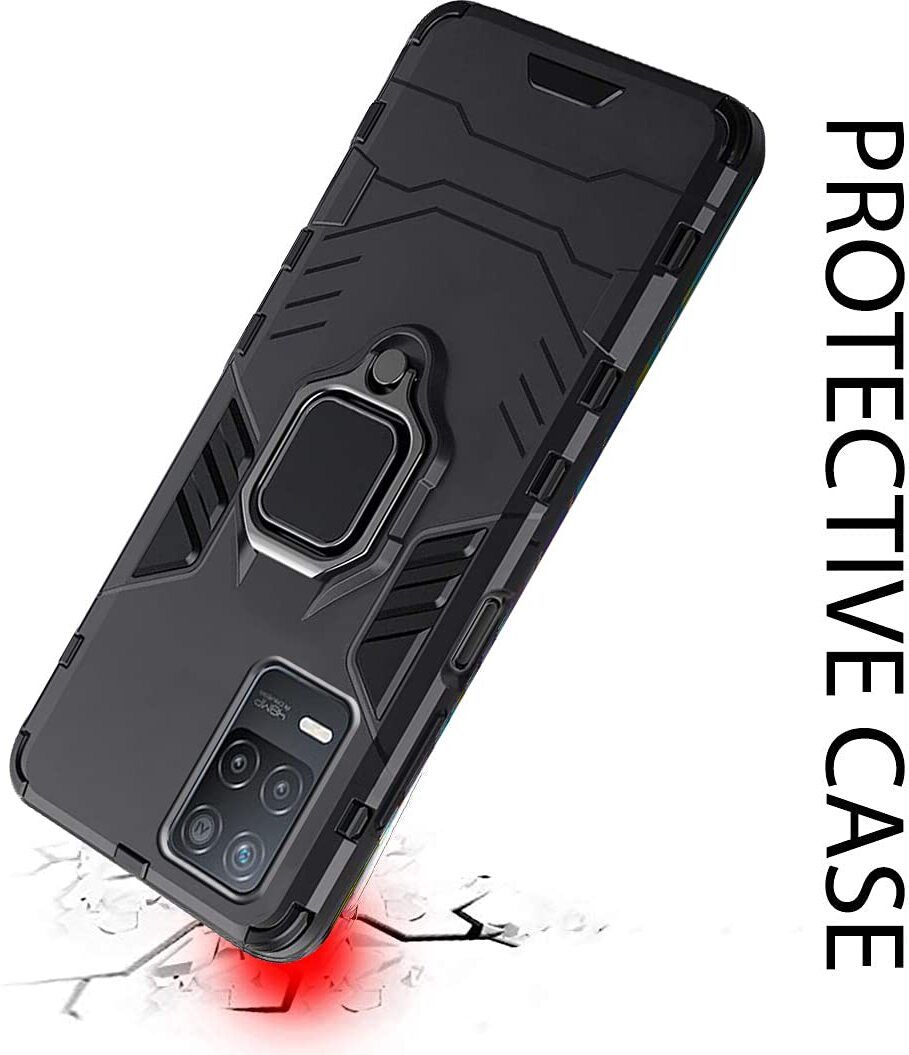 Xolia Back Cover for Realme 8 5G, Realme 8s 5G, Realme Narzo 30 5G (Black, Shock Proof, Plastic, Silicon, Pack of: 1) — image 4 of 5