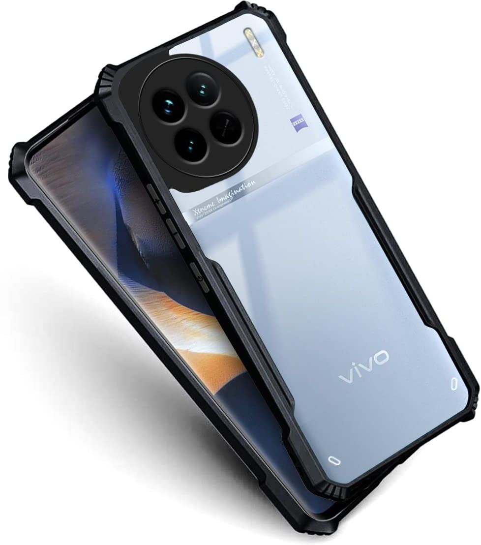 Black Border - Transparent Back iPaky Mobile Back Cover Case