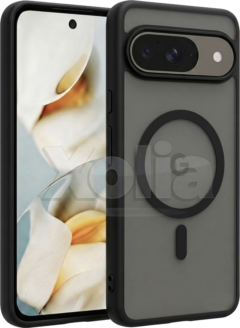 Xolia Back Cover for Google Pixel 9 (Black, Shock Proof, Polycarbonate, Silicon, Pack of: 1)