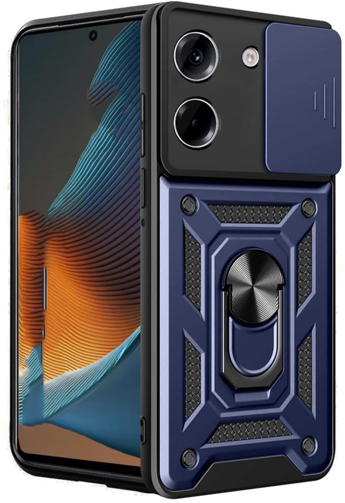 Micvir Back Cover for POCO M7 Pro 5G (Blue, Shock Proof, Pack of: 1)