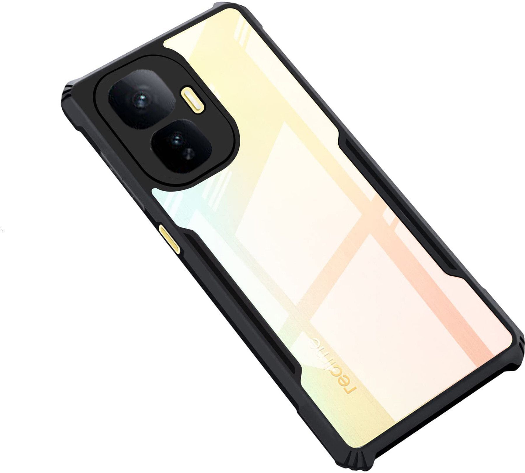 Micvir Back Cover for IQOO Neo 10 Pro (Transparent, Black, Shock Proof, Polycarbonate, Pack of: 1)