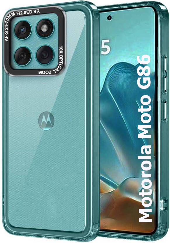 Micvir Back Cover for Motorola Moto G86 5G (Transparent, Shock Proof, Polycarbonate, Pack of: 1)