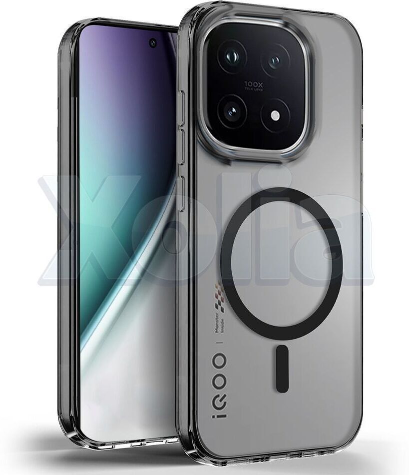 Xolia Anti Yellow Back Cover for iQOO 15 5G (Black, Anti-Yellow, Polycarbonate, Pack of: 1)