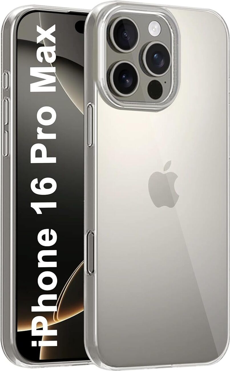 iPhone 16 Pro Max - Transparent Transparent Soft 2MM Back Cover