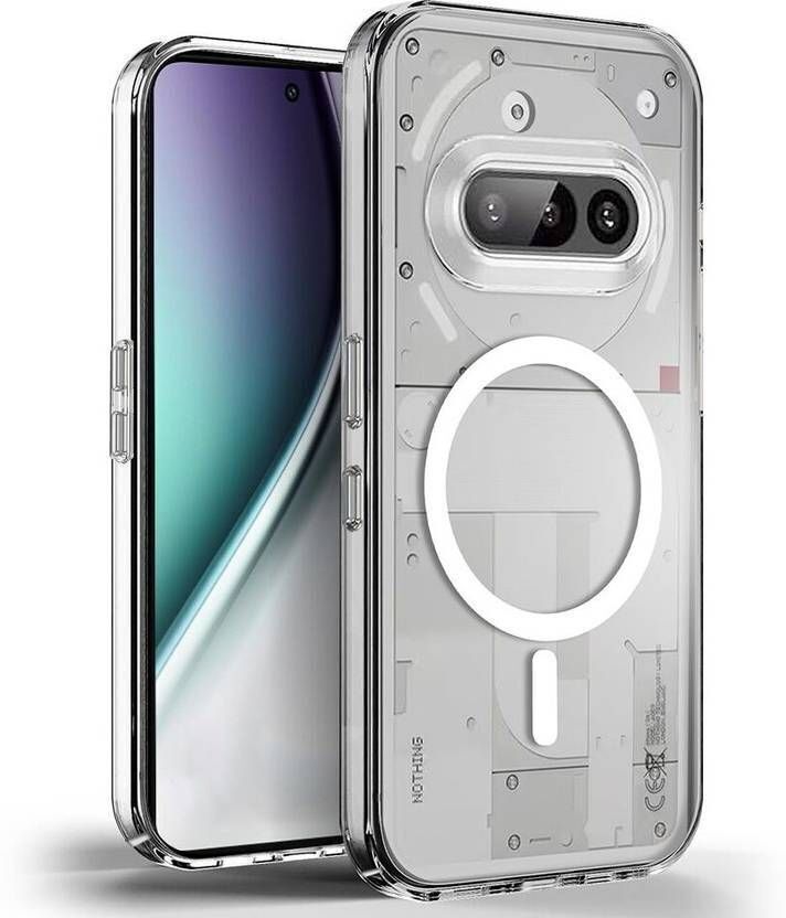 Xolia Back Cover for Nothing Phone (3a) (Transparent, Shock Proof, Polycarbonate, Pack of: 1)