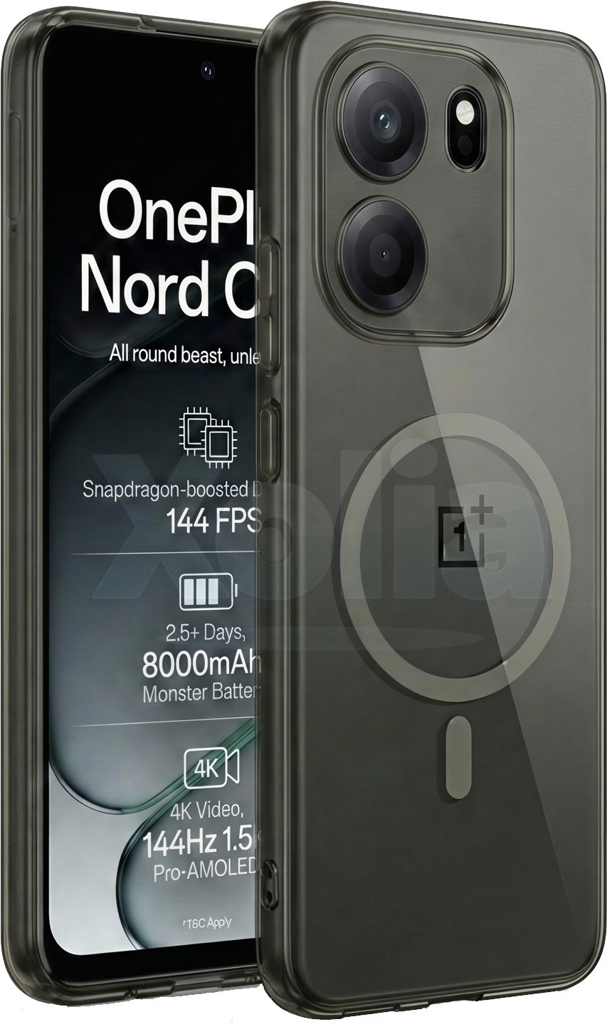 Xolia Anti Yellow Back Cover for OnePlus Nord Ce 6 5G (Black, Anti-Yellow, Polycarbonate, Pack of: 1)