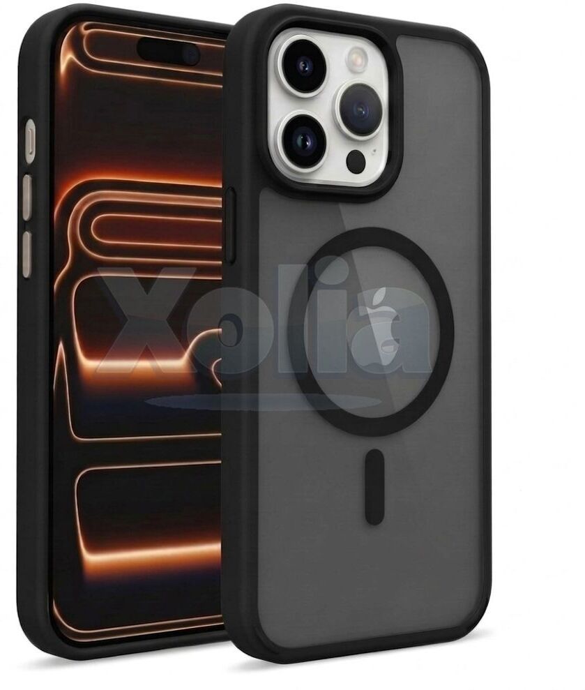 Xolia Back Cover for Apple iPhone 16 Pro Max (Black, Shock Proof, Polycarbonate, Silicon, Pack of: 1)