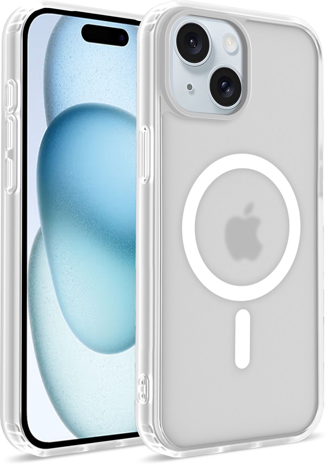 Xolia Back Cover for Apple iPhone 13 (White, Shock Proof, Polycarbonate, Silicon, Pack of: 1)