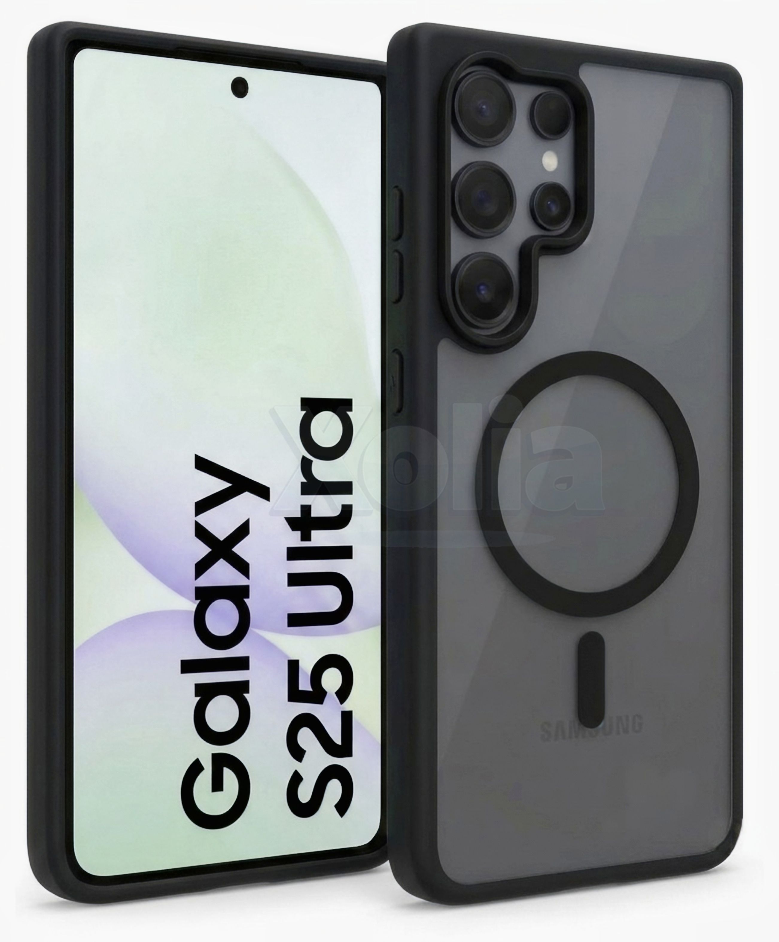 Xolia Back Cover for Samsung Galaxy S25 Ultra 5G (Black, Shock Proof, Polycarbonate, Silicon, Pack of: 1)