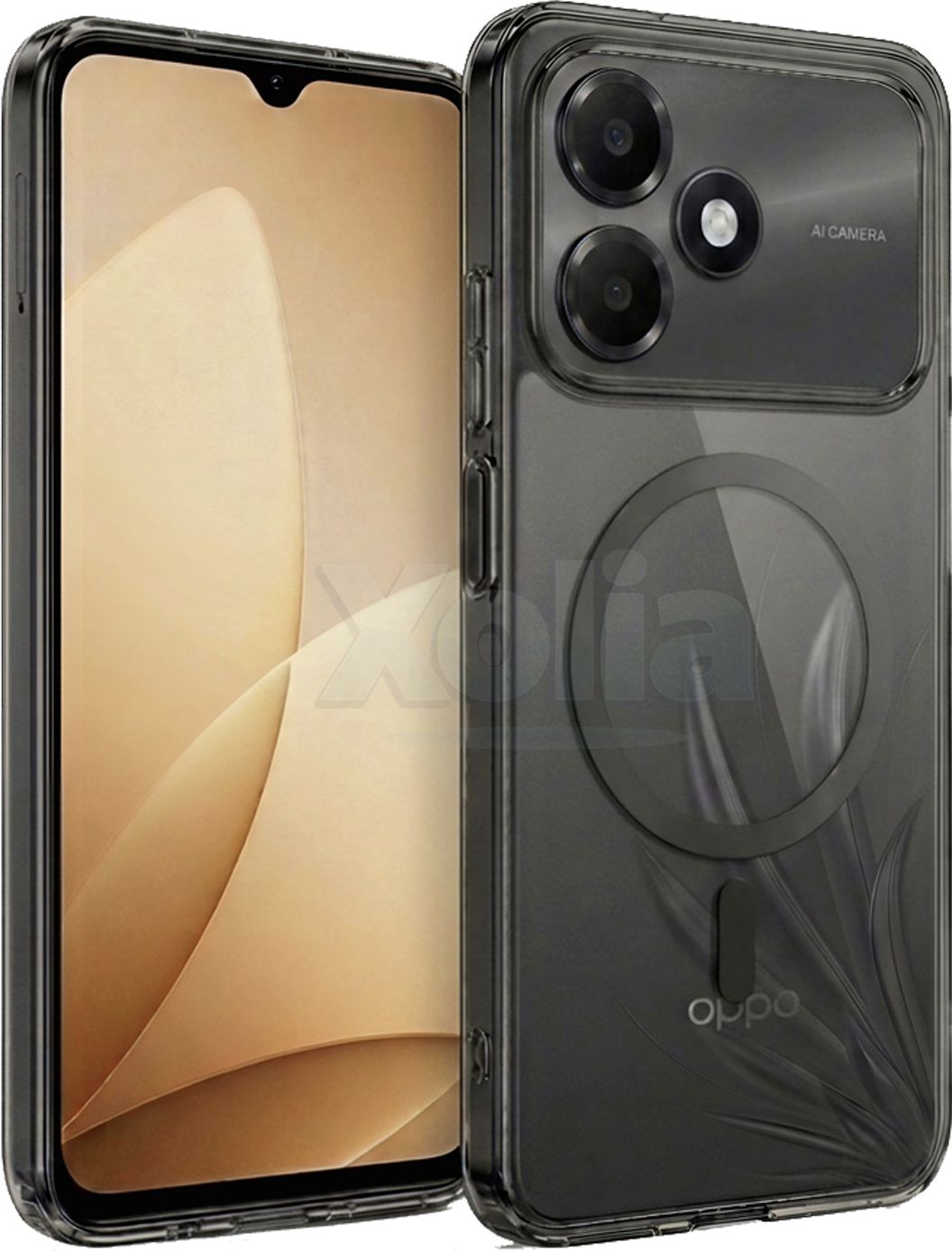 Xolia Back Cover for Oppo K14 Lite 5G (Black, Shock Proof, Polycarbonate, Pack of: 1)