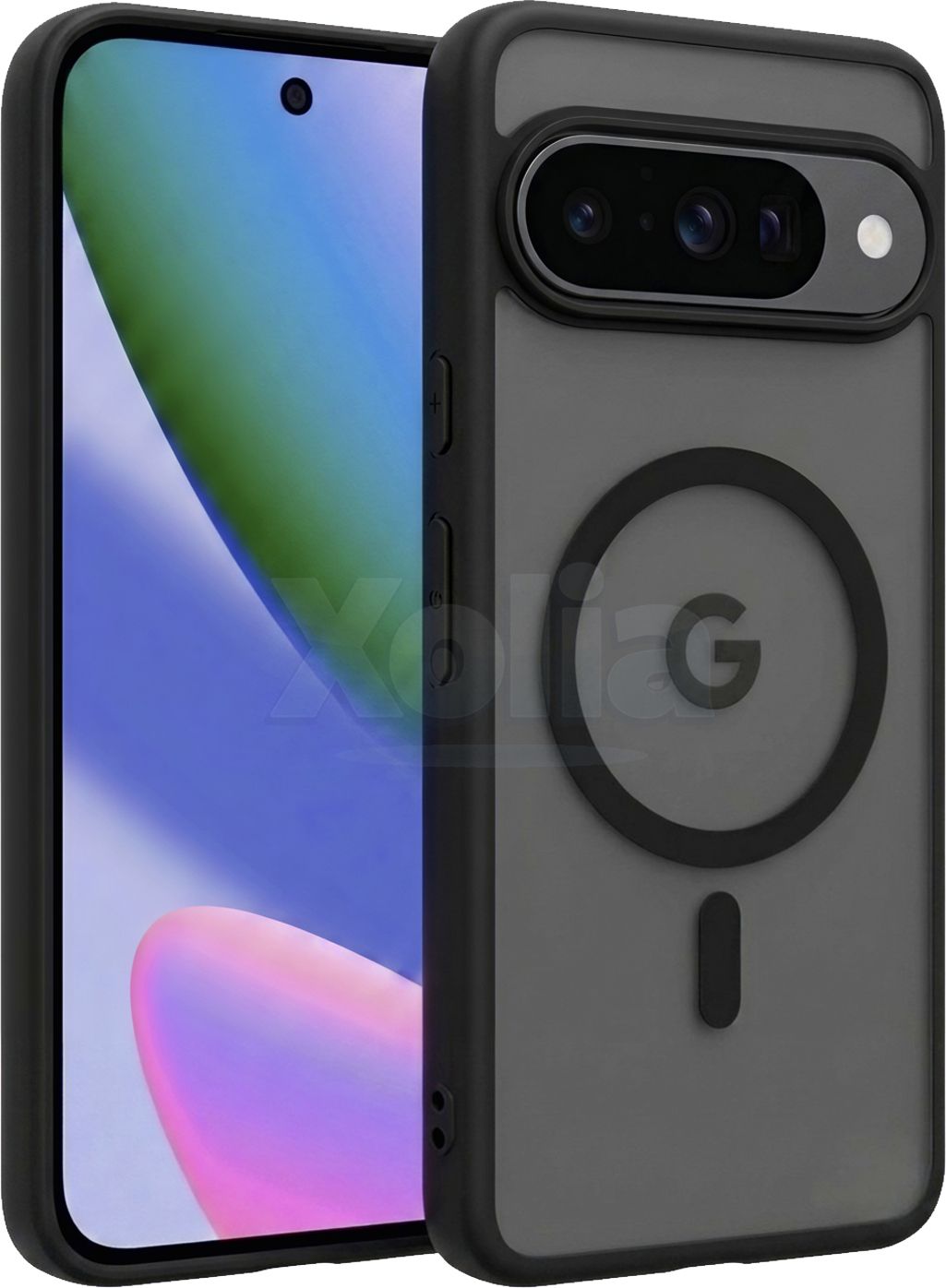 Xolia Back Cover for Google Pixel 10 (Black, Shock Proof, Polycarbonate, Silicon, Pack of: 1)