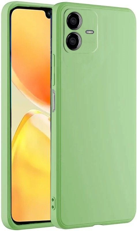 Micvir Back Cover for Vivo Y22s (Green, Dual Protection, Silicon, Pack of: 1) — image 1 of 2
