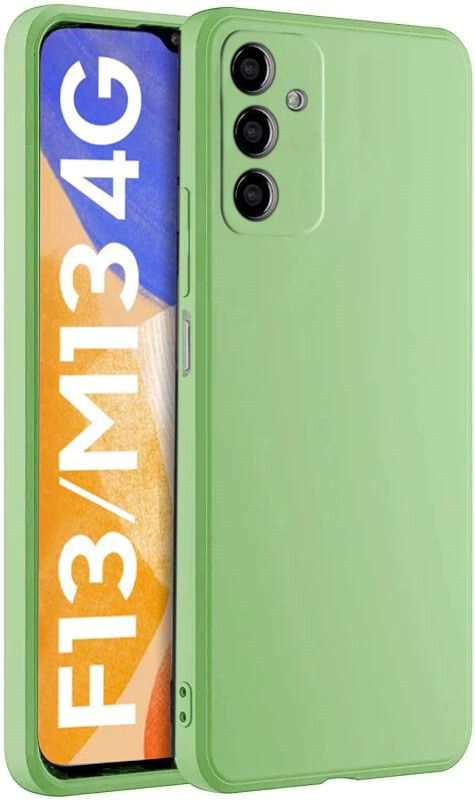 Micvir Back Cover for Samsung Galaxy F13, Samsung Galaxy M13, Samsung Galaxy F23 5G (Green, Dual Protection, Silicon, Pack of: 1)