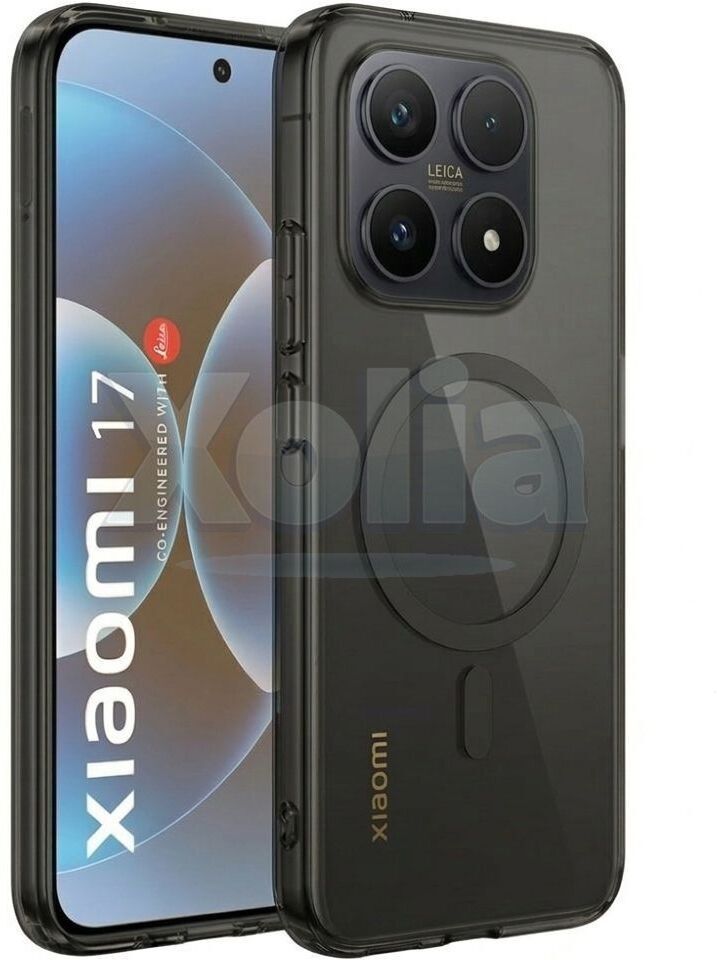 Xolia Anti Yellow Back Cover for Xiaomi 17 5G (Black, Anti-Yellow, Polycarbonate, Pack of: 1)