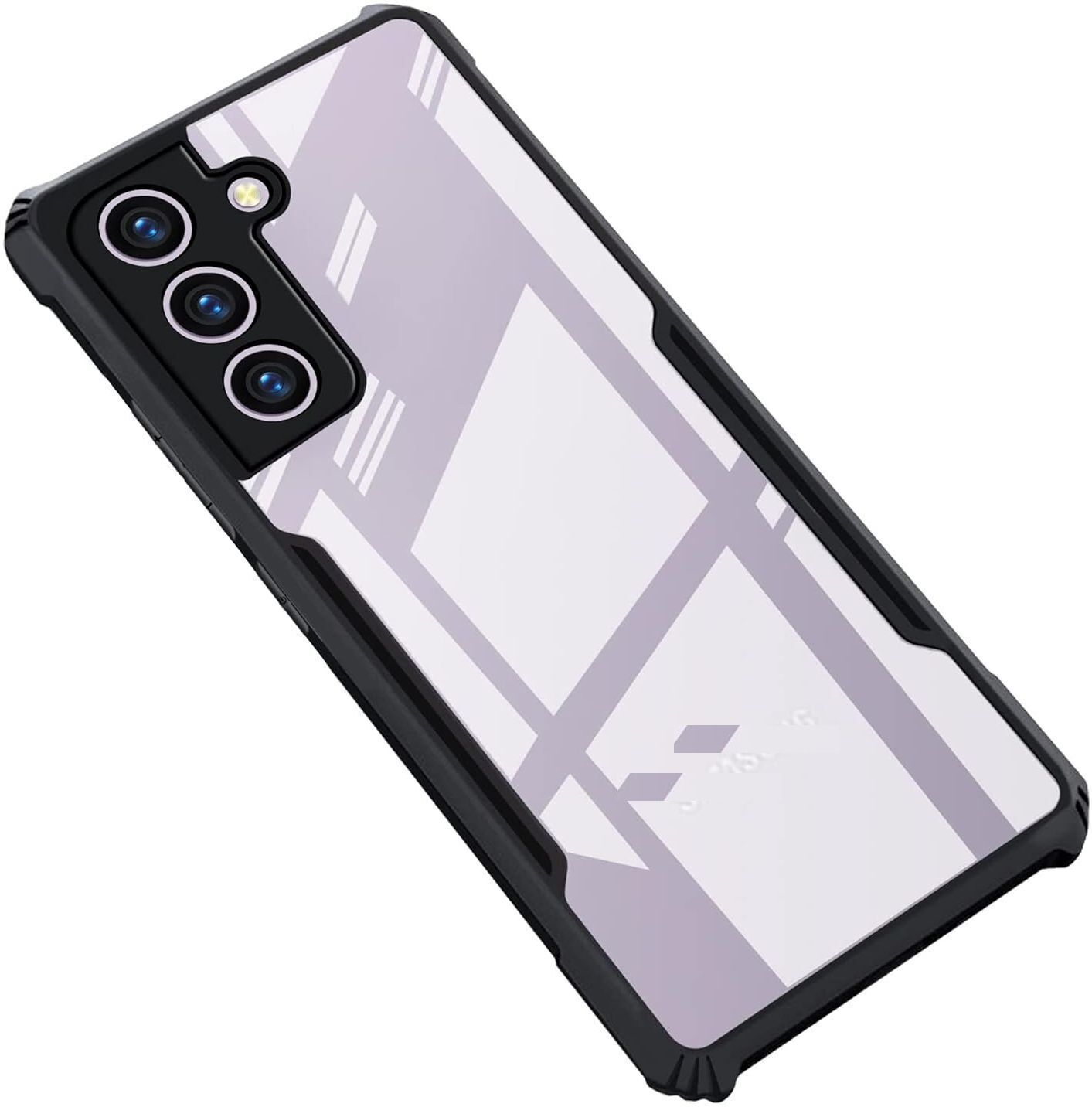 Micvir Back Cover for Infinix Hot 50 5G (Transparent, Black, Shock Proof, Polycarbonate, Pack of: 1)