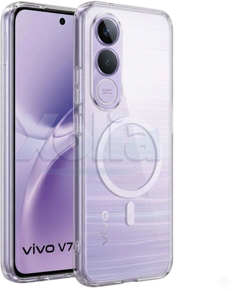 Xolia Anti Yellow Back Cover for Vivo V70 FE 5G (Transparent, Anti-Yellow, Polycarbonate, Pack of: 1)