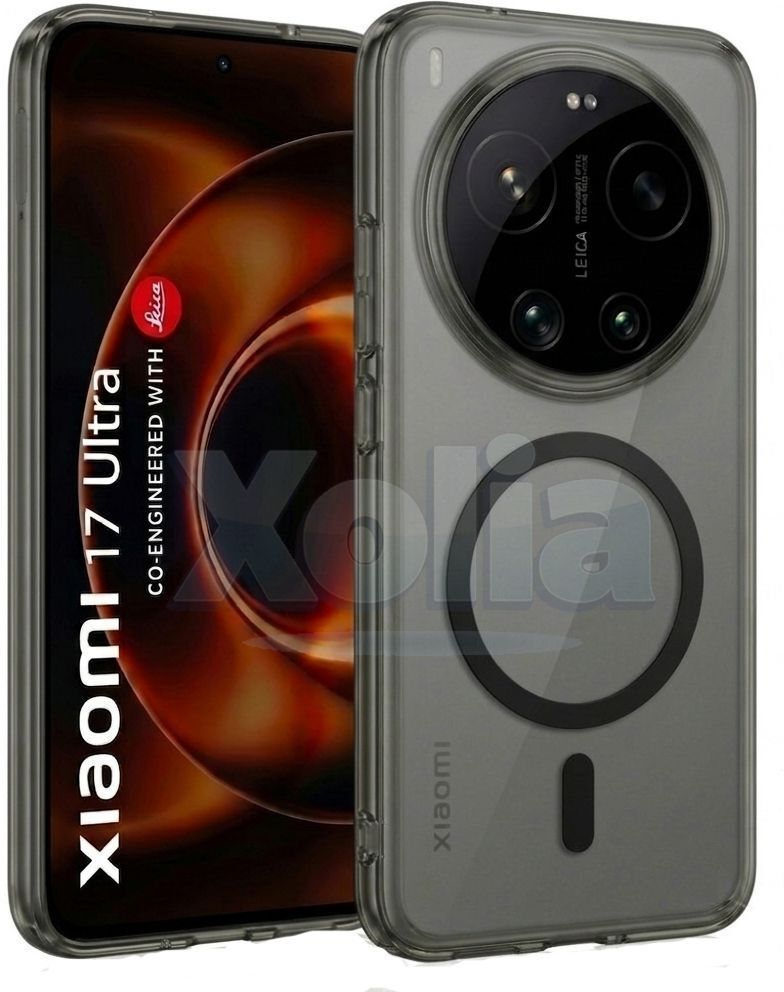 Xolia Anti Yellow Back Cover for Xiaomi 17 Ultra 5G (Black, Anti-Yellow, Polycarbonate, Pack of: 1)