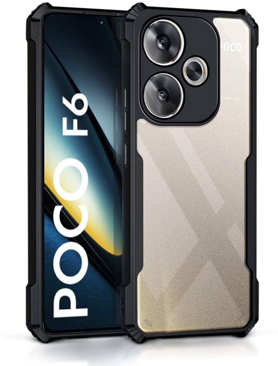Black Border - Transparent Back iPaky Mobile Back Cover Case