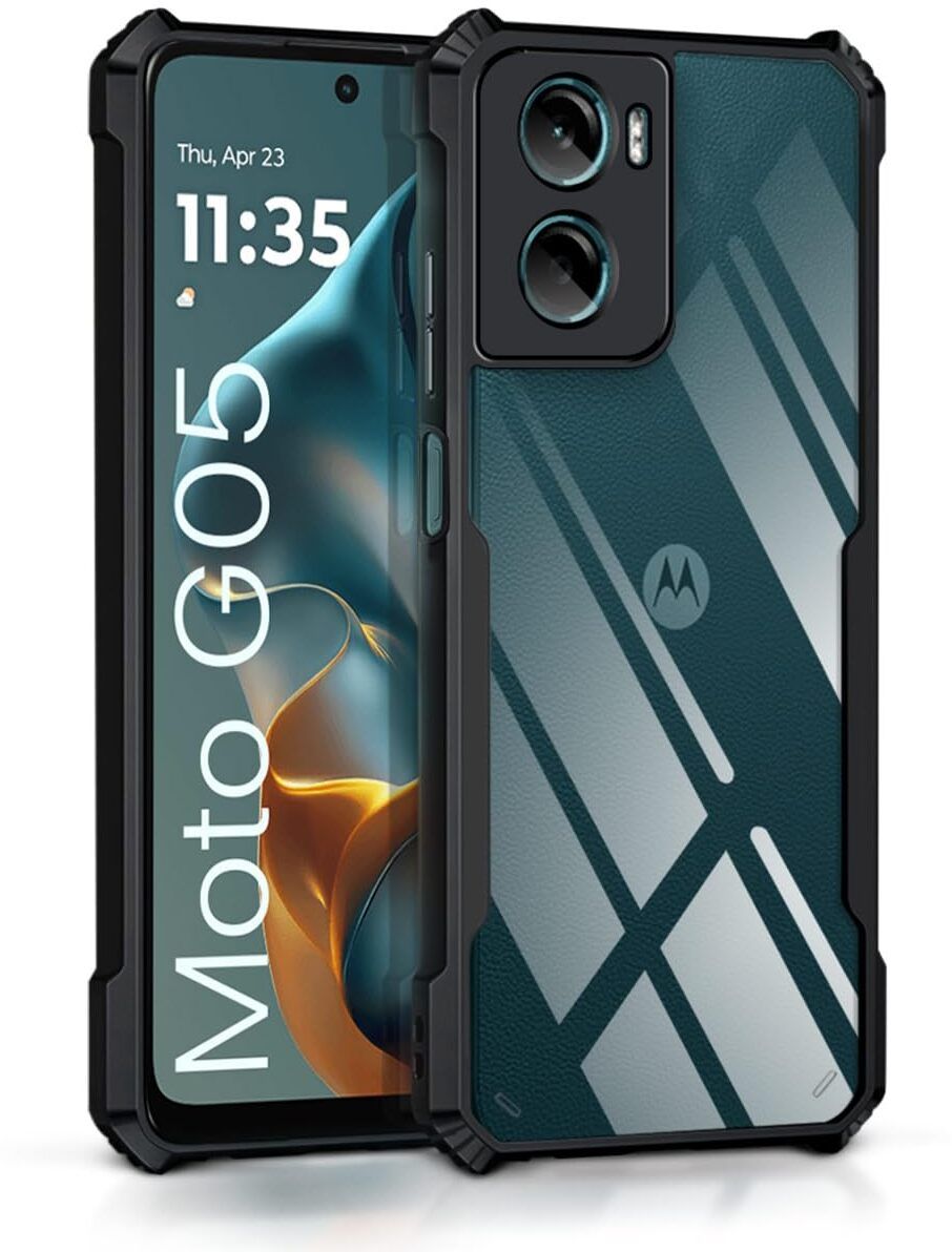 Black Border - Transparent Back iPaky Mobile Back Cover Case