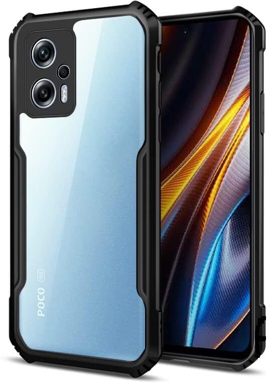 Black Border - Transparent Back iPaky Mobile Back Cover Case